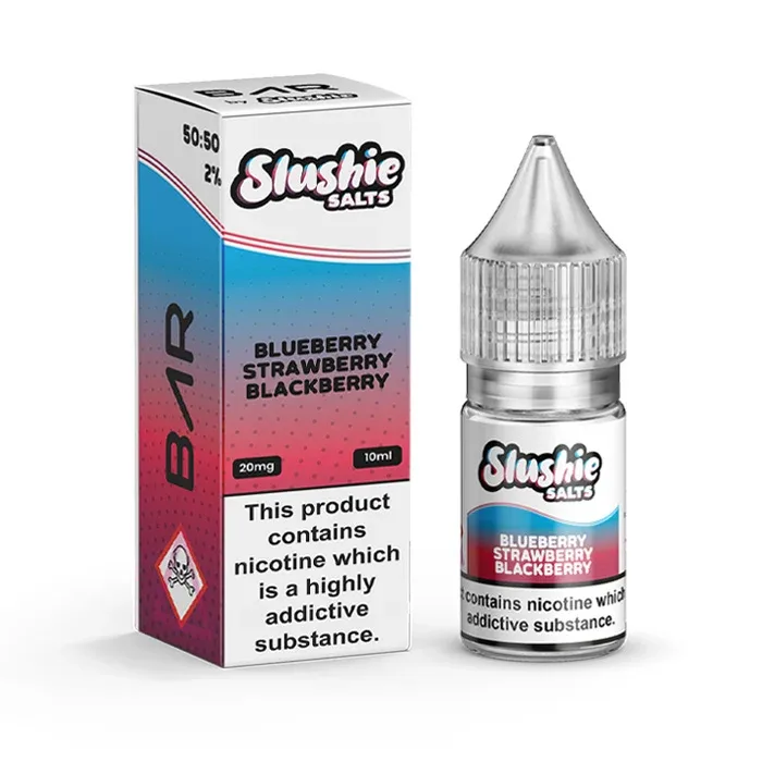 Blueberry Strawberry Blackberry Nic Salt E-Liquid by Slushie Salts BAR