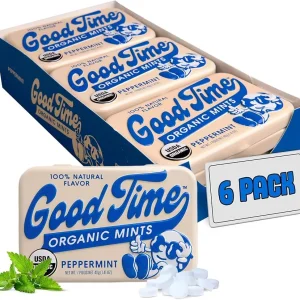 good time organic peppermints 40g