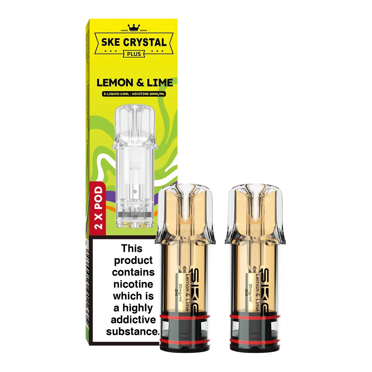 Lemon & Lime SKE Crystal Plus Pods
