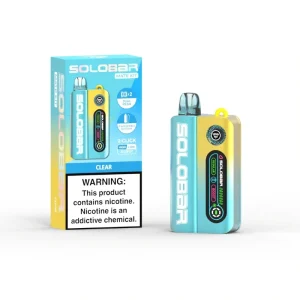 Clear Solobar Mate 35K 35000 Puffs Disposable Vape 5%