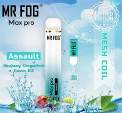 MR FOG MAX PRO 5% DISPOSABLE DEVICE 7ML (2000 PUFFS) - Image 2