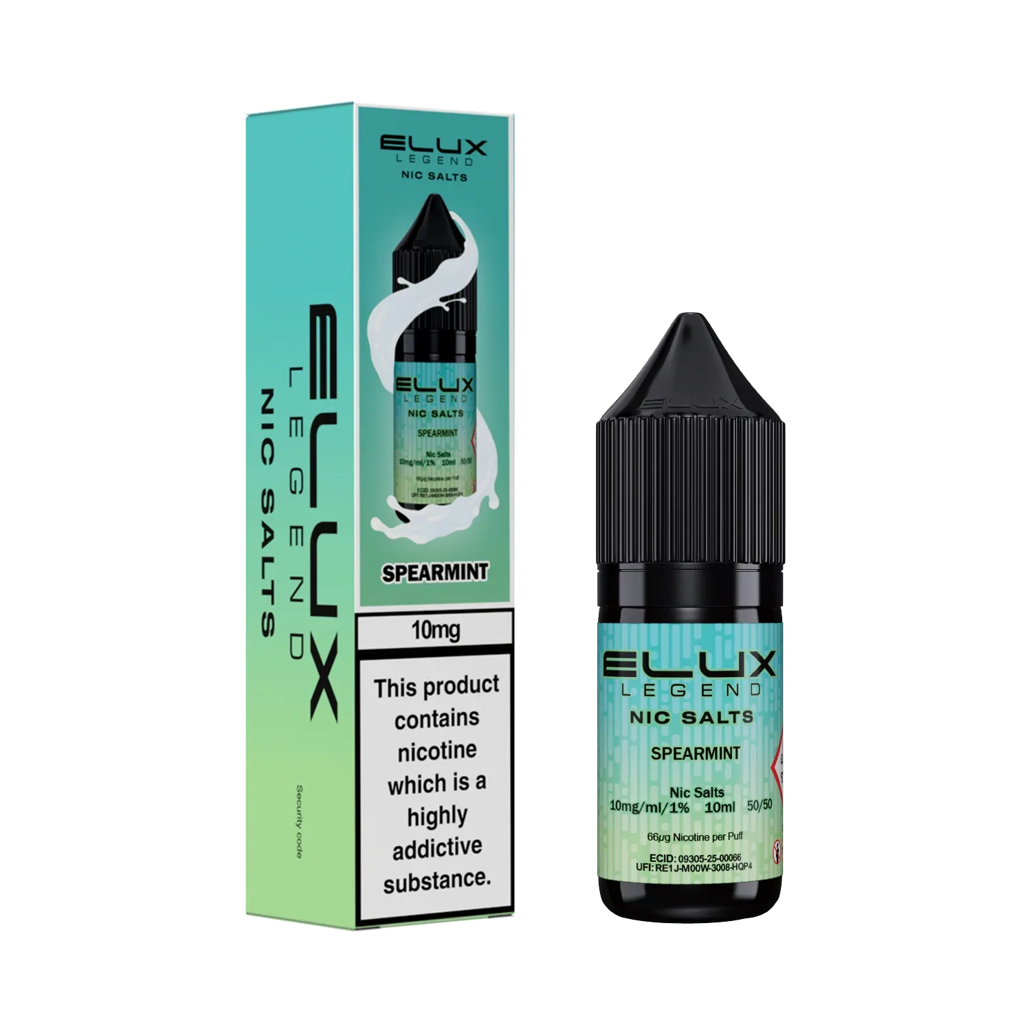 Elux Legend Spearmint Nic Salt 10ml