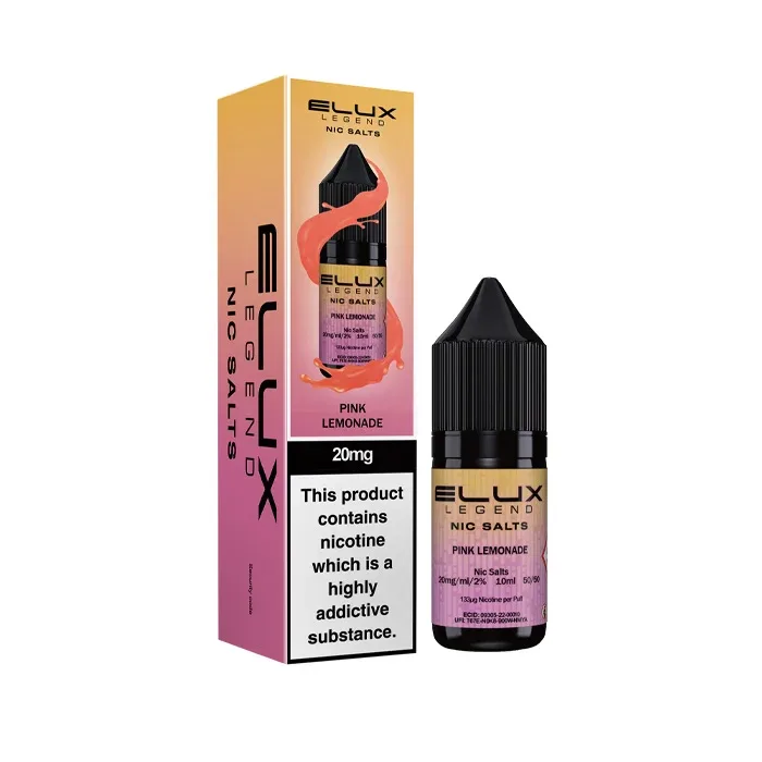 Pink Lemonade 10ml Nic Salt by Elux Legend