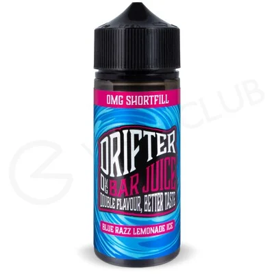Blue Razz Lemonade Ice Shortfill E-Liquid by Drifter Bar Juice 100ml