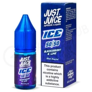 Blackcurrant & Lime E-Liquid by Just Juice Ice 50/50