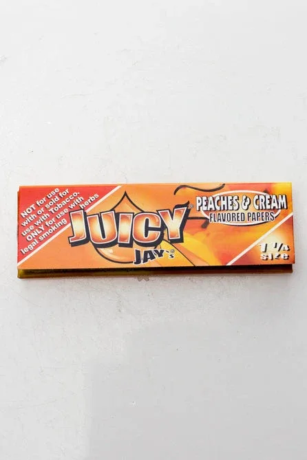Juicy Jay's 1 1/4 Peaches & Cream Flavoured Papers