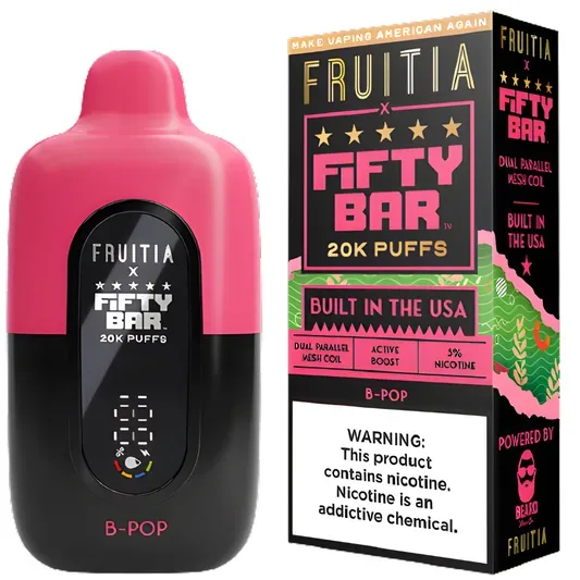 Fifty Bar Fruitia Berry Pop - Fifty Bar Fruitia Berry Pop