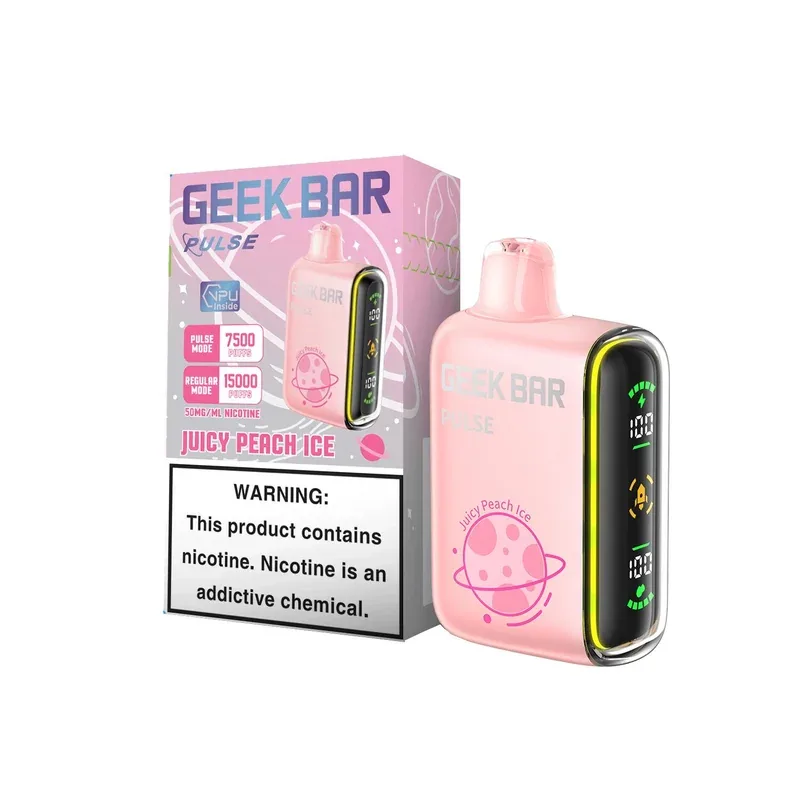Geek Bar Pulse Juicy Peach Ice - Geek Bar Pulse Juicy Peach Ice