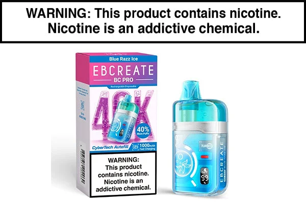 EB CREATE BC PRO DISPOSABLE VAPE – 40,000 PUFFS - Image 2