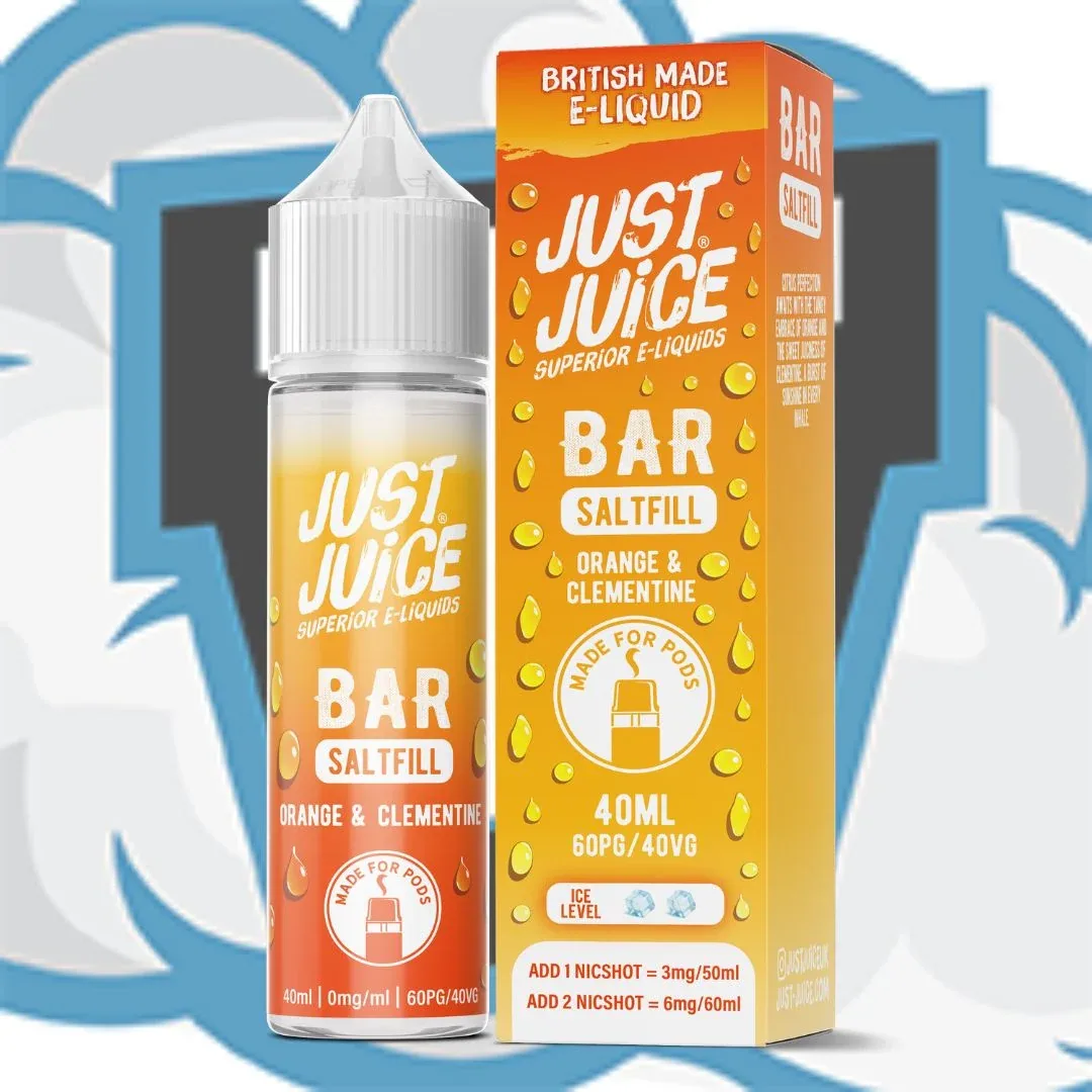 Orange & Clementine Bar Saltfill by Just Juice 40ml