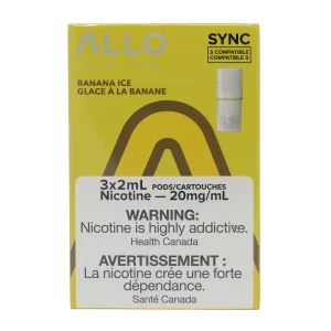 Allo Sync Pod Banana Ice 20mg 3/Pk