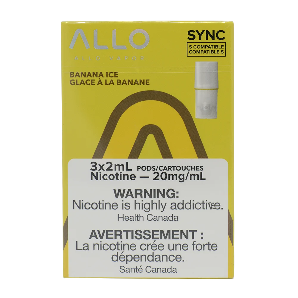 Allo Sync Pod Banana Ice 20mg 3/Pk