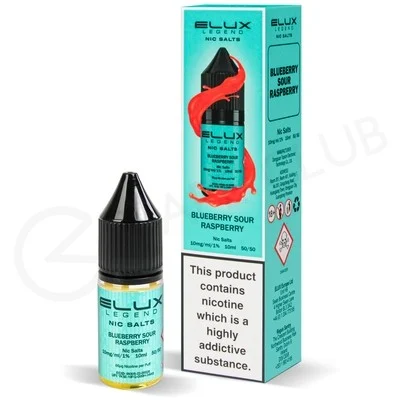 Blueberry Sour Raspberry Nic Salt E-Liquid by Elux Legend