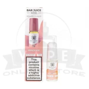 Peach Ice Bar Juice 5000 Nic Salt E-Liquid | 5 for £10