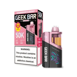 Strawberry B-Burst Geek Bar Clio 50K Vape Kit