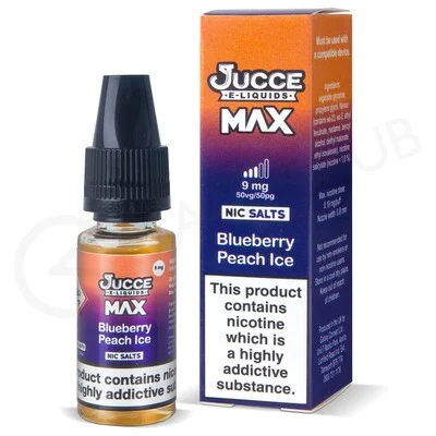 Blueberry Peach Ice Nic Salt E-Liquid by Jucce Max