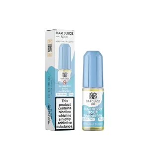 Blueberry Sour Raspberry by Bar Juice 5000 Nic Salts
