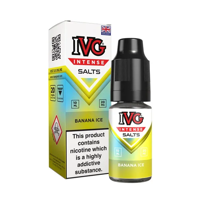 Banana Ice Nicotine Salt by IVG Intense