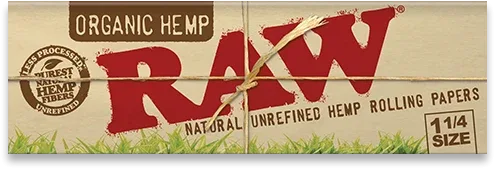 RAW Organic Hemp 1 1/4 Papers