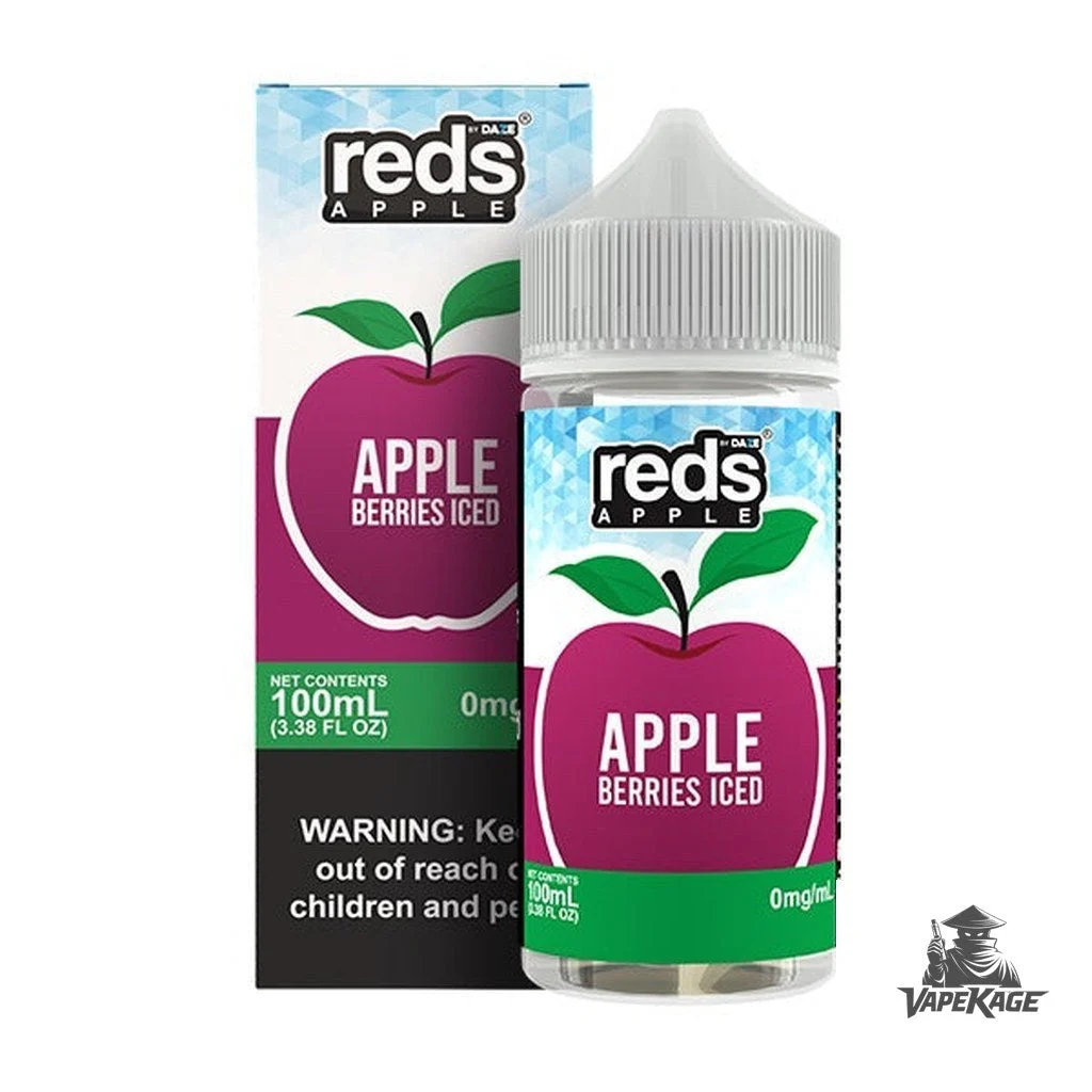 Reds Apple Berries Iced — Reds Apple Juice — 7 Daze 60mL Freebase