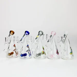 4.5" MGM Glass 2-In-1 Bubbler Rig W/ Graphic [C2672]