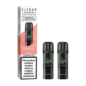Peach Ice Elfbar 600 Pods