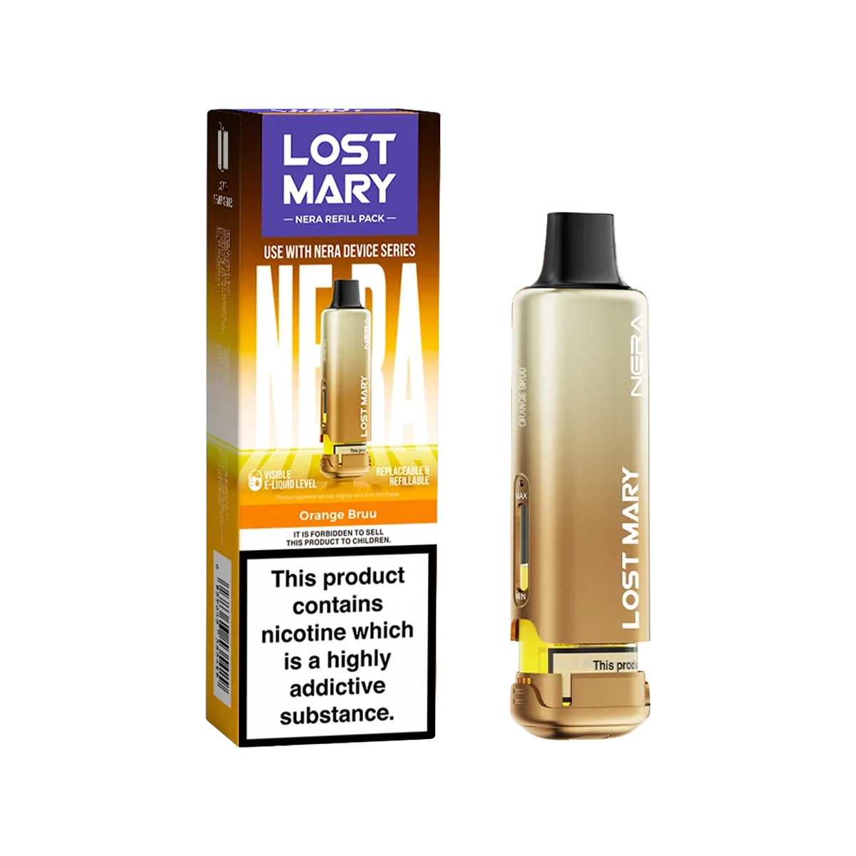 Orange Bruu Lost Mary NERA15K Refill Pack