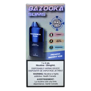 Bazooka Slim Peach Berry Ice 2ml 20mg