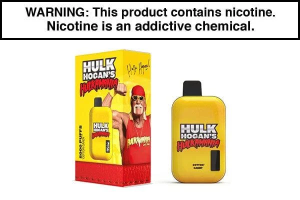 HULK HOGAN DISPOSABLE VAPE – 8000 PUFFS