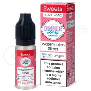 Watermelon Slices E-Liquid by Dinner Lady 50/50