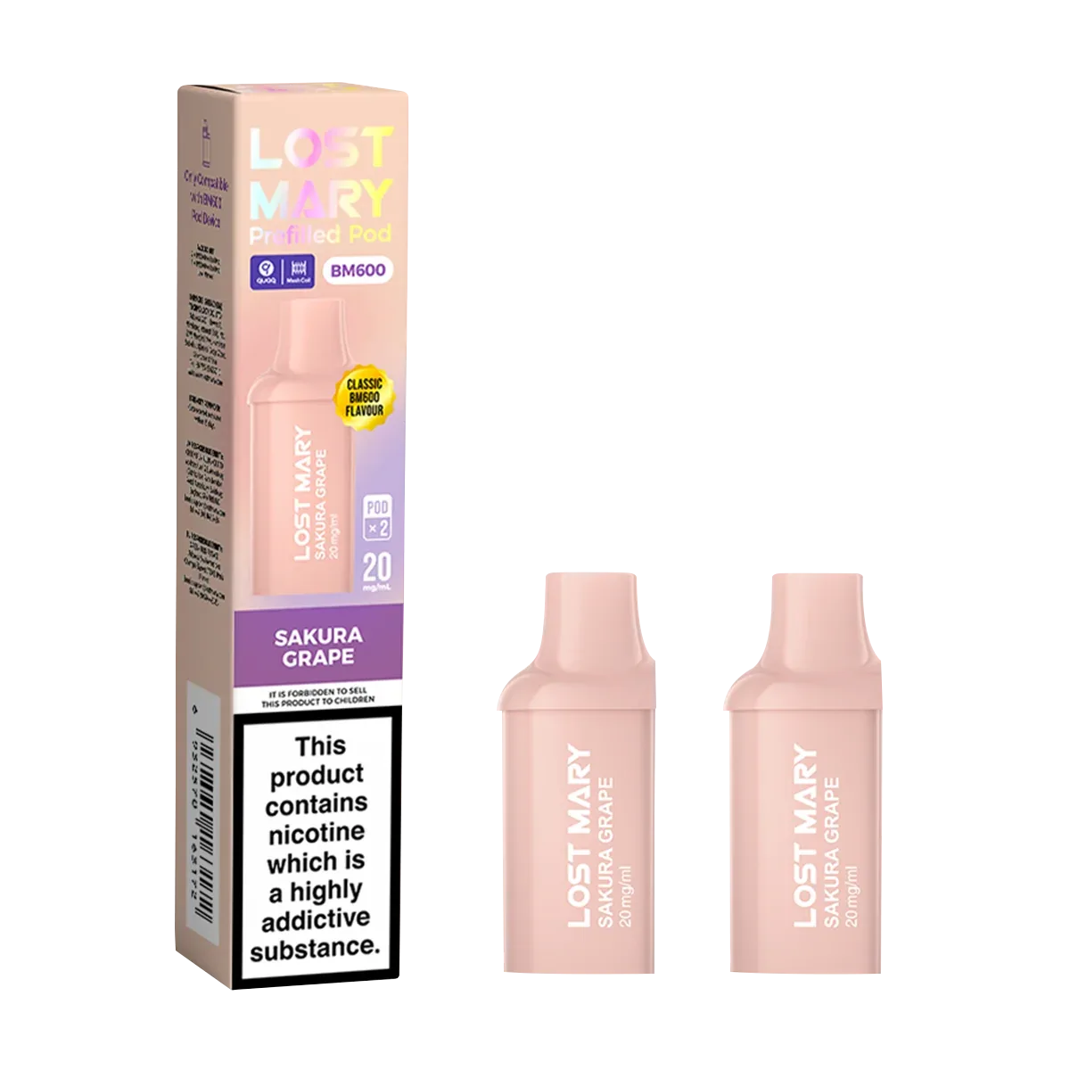 Sakura Grape Lost Mary BM600 Pods