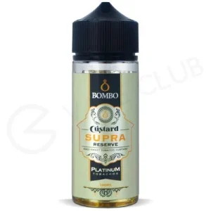 Custard Supra Reserve Shortfill E-Liquid by Bombo Platinum Tobacco 100ml
