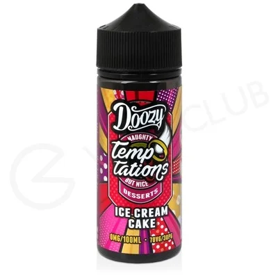 Ice Cream Cake Shortfill E-Liquid by Doozy Temptations 100ml