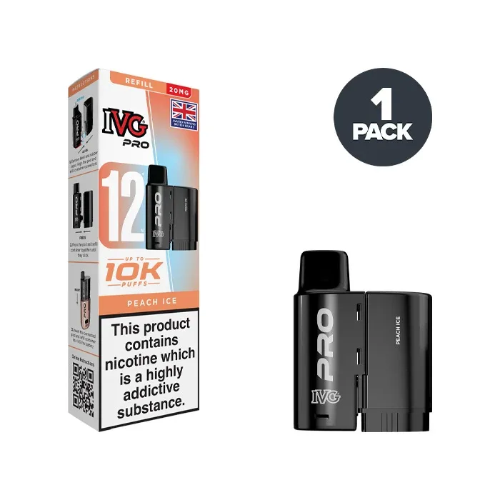 Peach Ice IVG Pro 12 Refill Pack