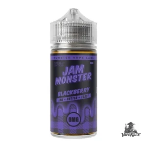 Blackberry (nicotine Free) Jam Monster Vape Labs 100mL Freebase