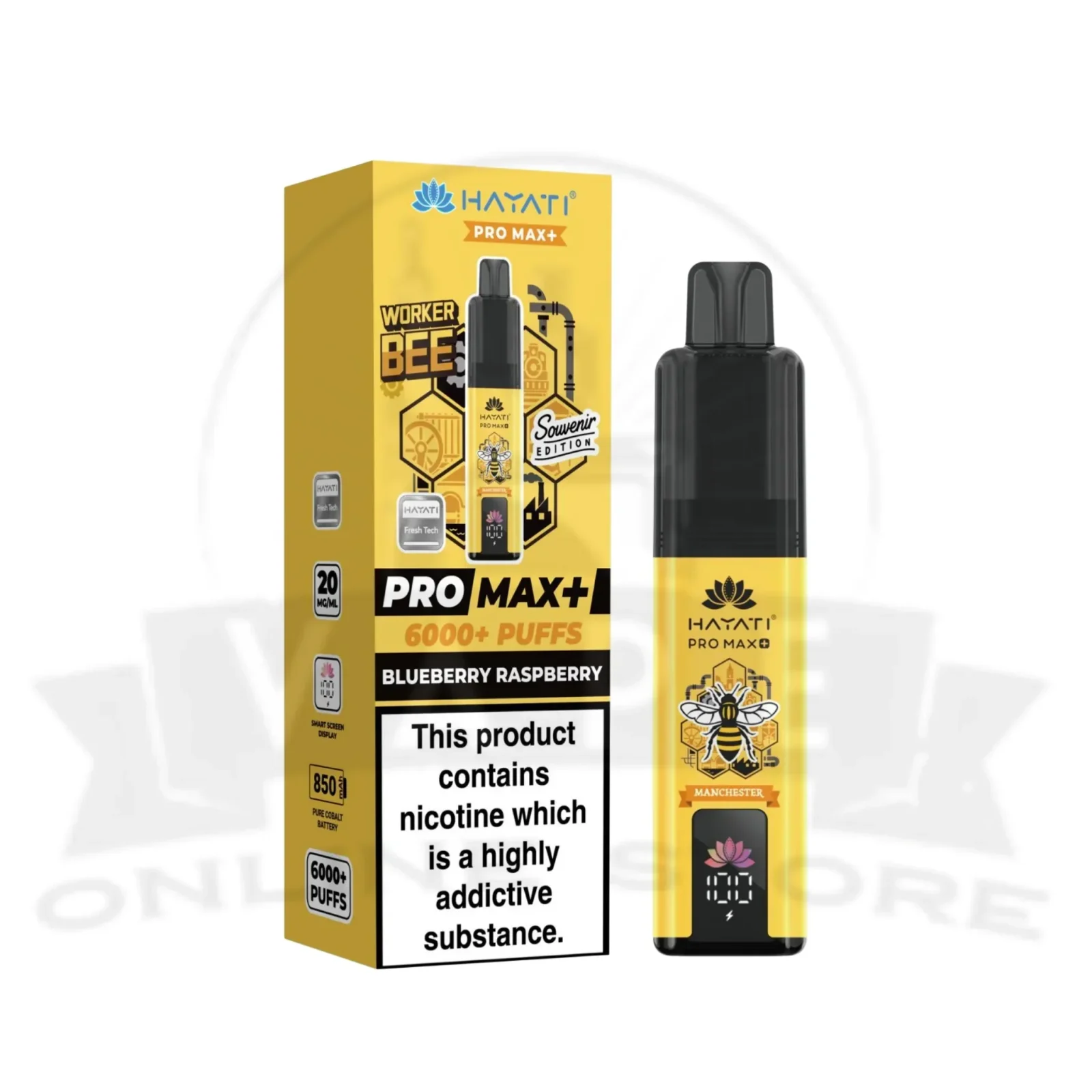 Hayati Pro Max Plus 6000 Worker Bee Edition Prefiled Pod Kit - Image 2