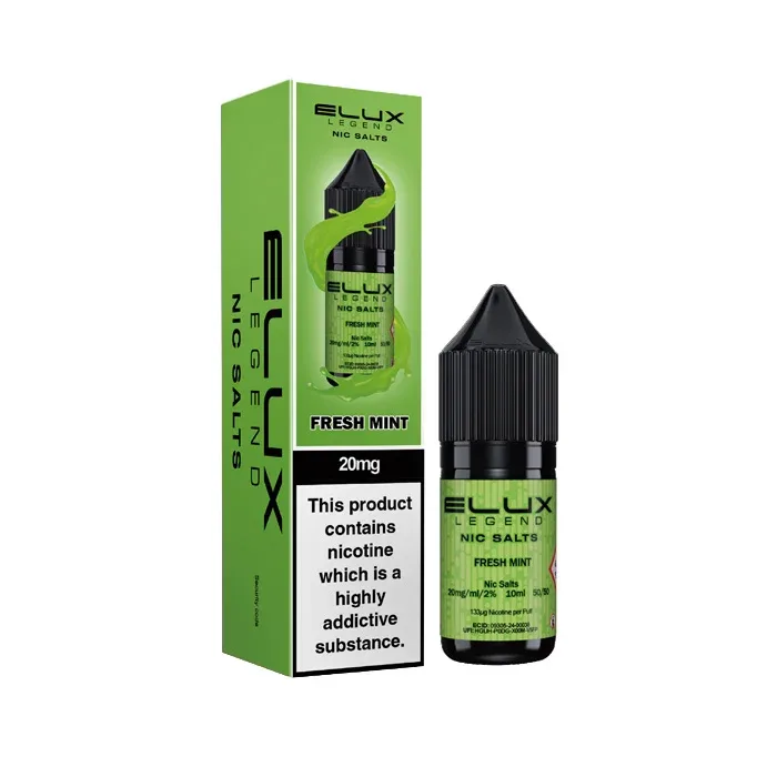 Fresh Mint 10ml Nic Salt by Elux Legend