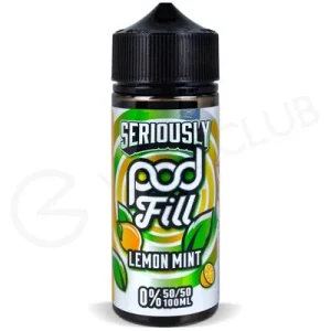 Lemon Mint Shortfill E-Liquid by Seriously Pod Fill 100ml