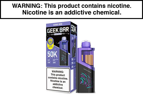 GEEK BAR CLIO PLATINUM DISPOSABLE VAPE PODS – 50,000 PUFFS - Image 2