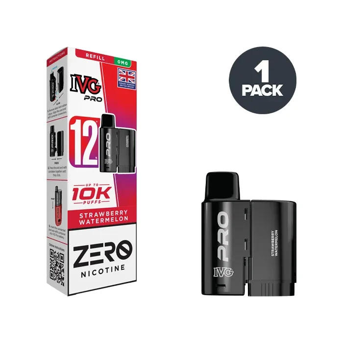 Strawberry Watermelon IVG Pro 12 Refill Pack