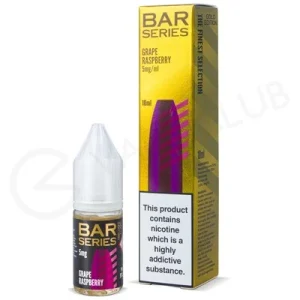 Grape Raspberry Nic Salt E-Liquid by Bar Series Gold Edition