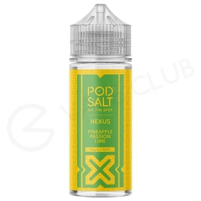 Pineapple Passion Lime Shortfill E-Liquid by Pod Salt Nexus 100ml