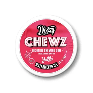 Watermelon Ice Doozy Chewz Nicotine Chewing Gum