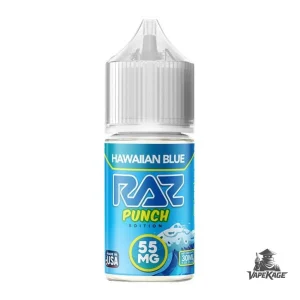 Hawaiian Blue RAZ x (punch Edition) — Pod Juice 30mL Nic Salt