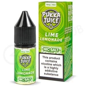 Lime Lemonade Nic Salt E-Liquid by Pukka Juice