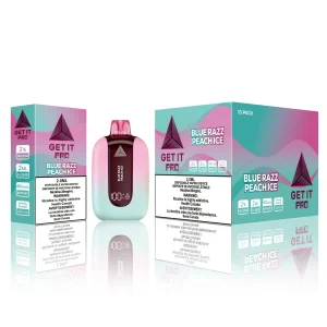 Vfeel Get It Pro Blue Razz Peach Ice 15k puffs