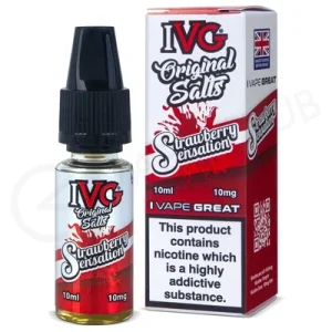 Strawberry Sensation E-Liquid by IVG Original Salts