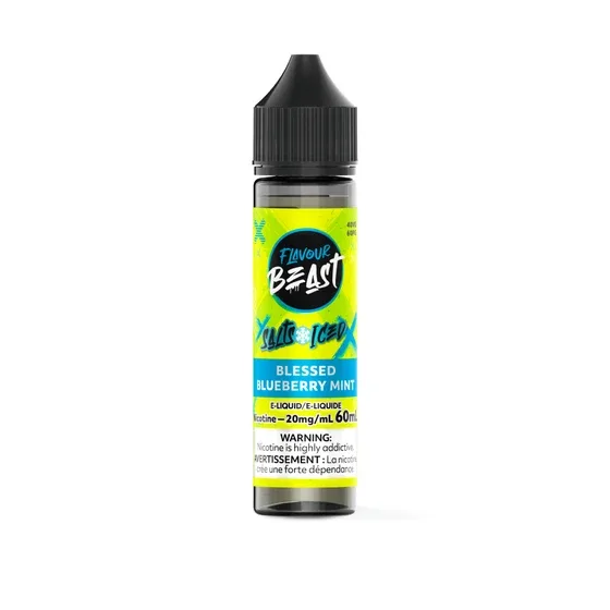 Flavour Beast E-Liquid 60mL Salts - Blessed Blueberry Mint
