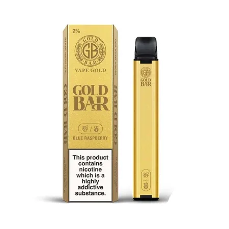 Gold Bar Disposable Vape - Blue Raspberry