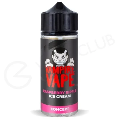 Raspberry Ripple Ice Cream Shortfill E-Liquid by Vampire Vape 100ml